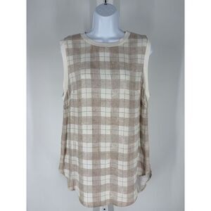 Zimmermann sleeveless windowpane check top